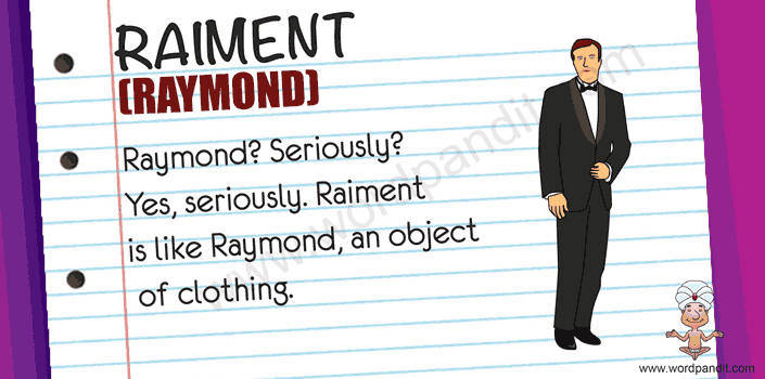 Raiment Meaning In The Bible