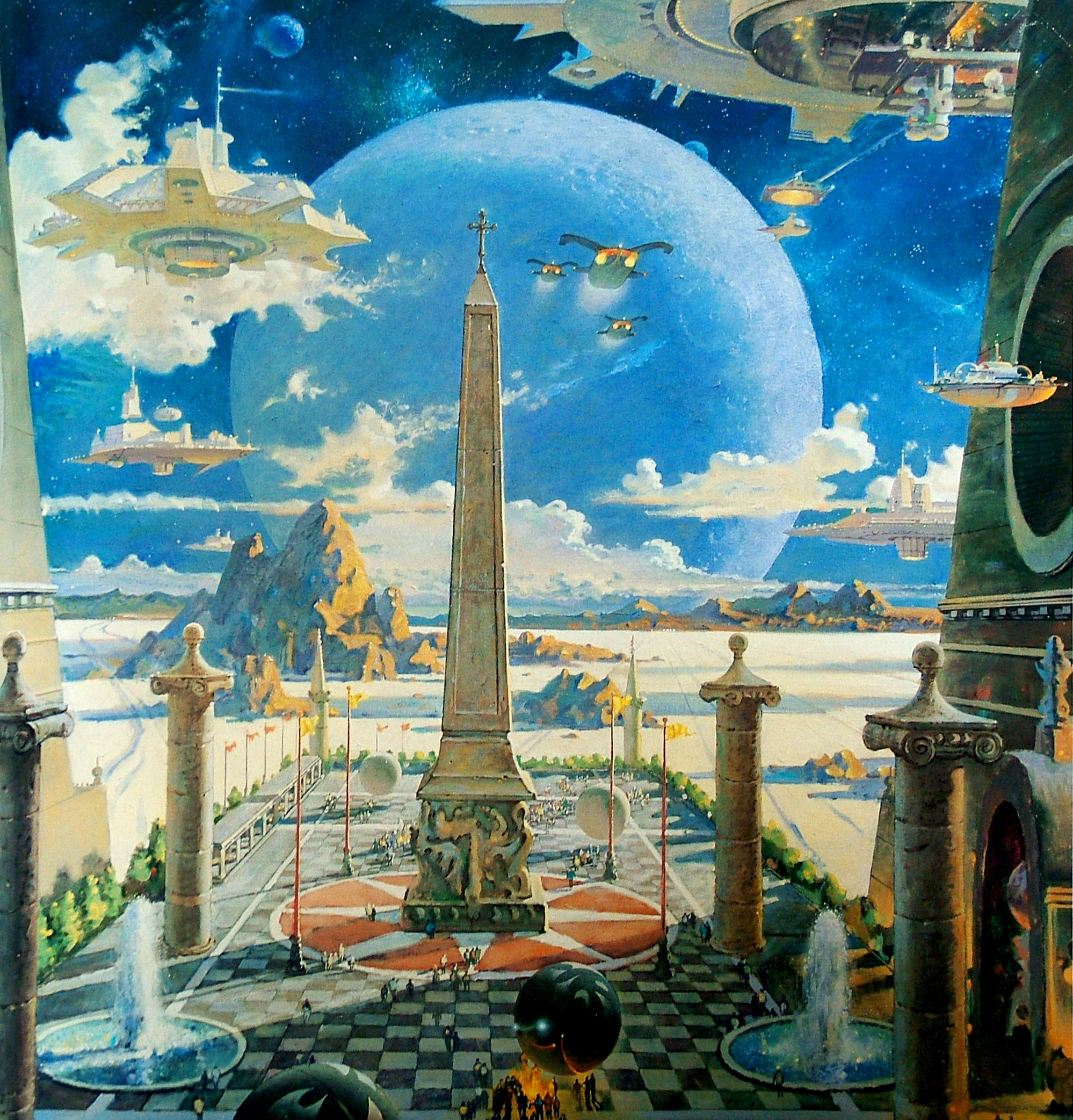 Robert Mccall Art: Mastering Cosmic Visions