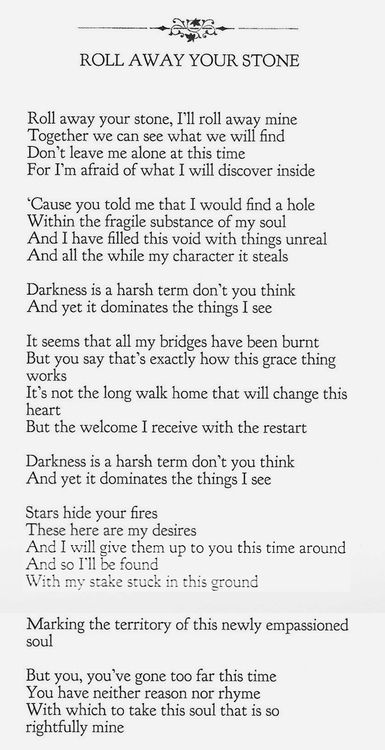 Roll Away The Stone Meaning