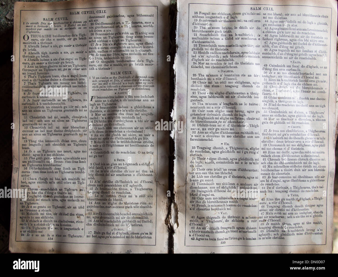 Scottish Gaelic Bible Isle Of Harris Stock Photo Alamy Scottish Gaelic Bible Isle Of Harris Stock Photo Alamy