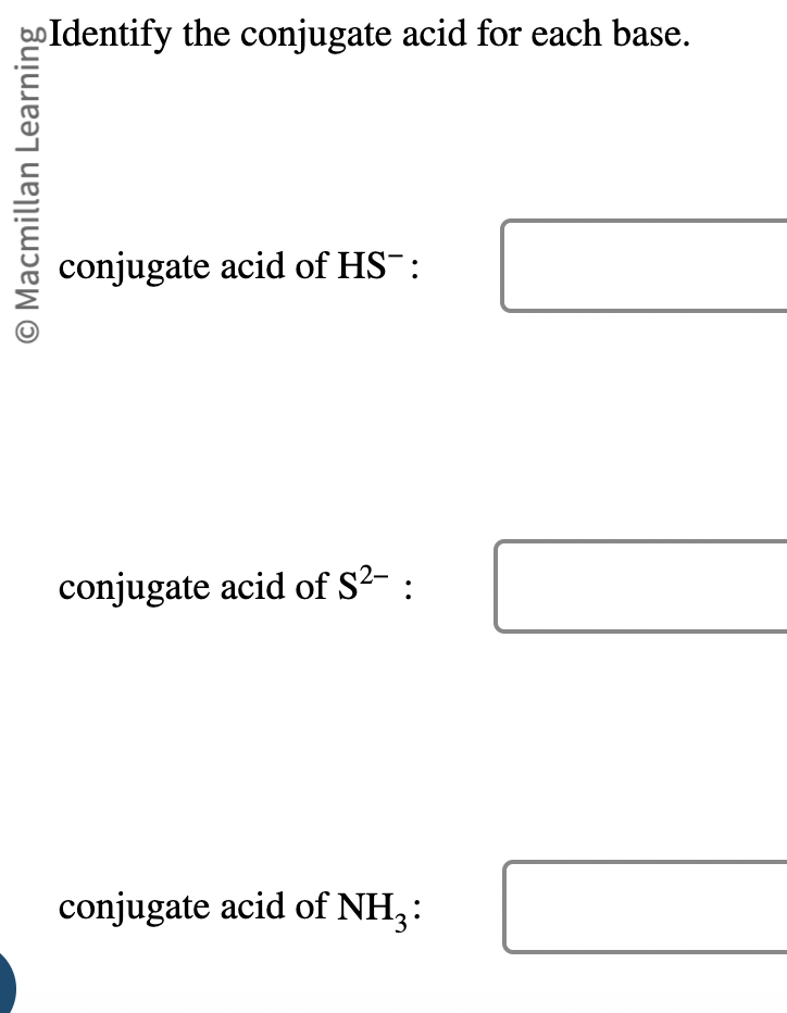 So4 2 Conjugate Acid