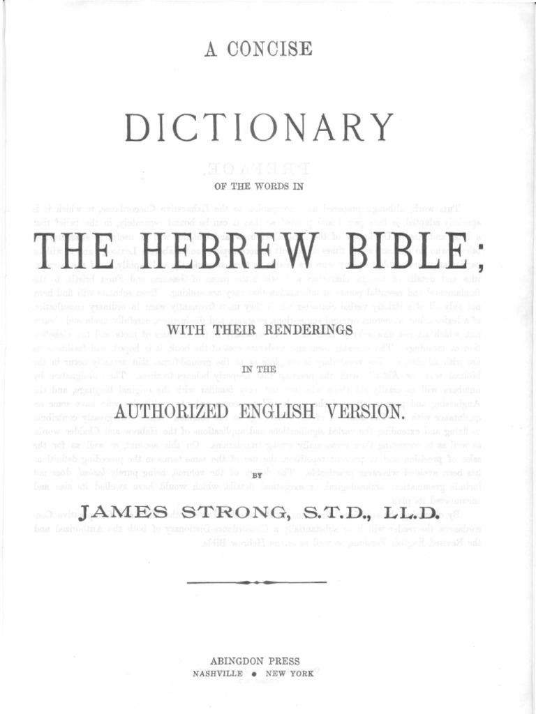 Strong In Hebrew Strong In Hebrew