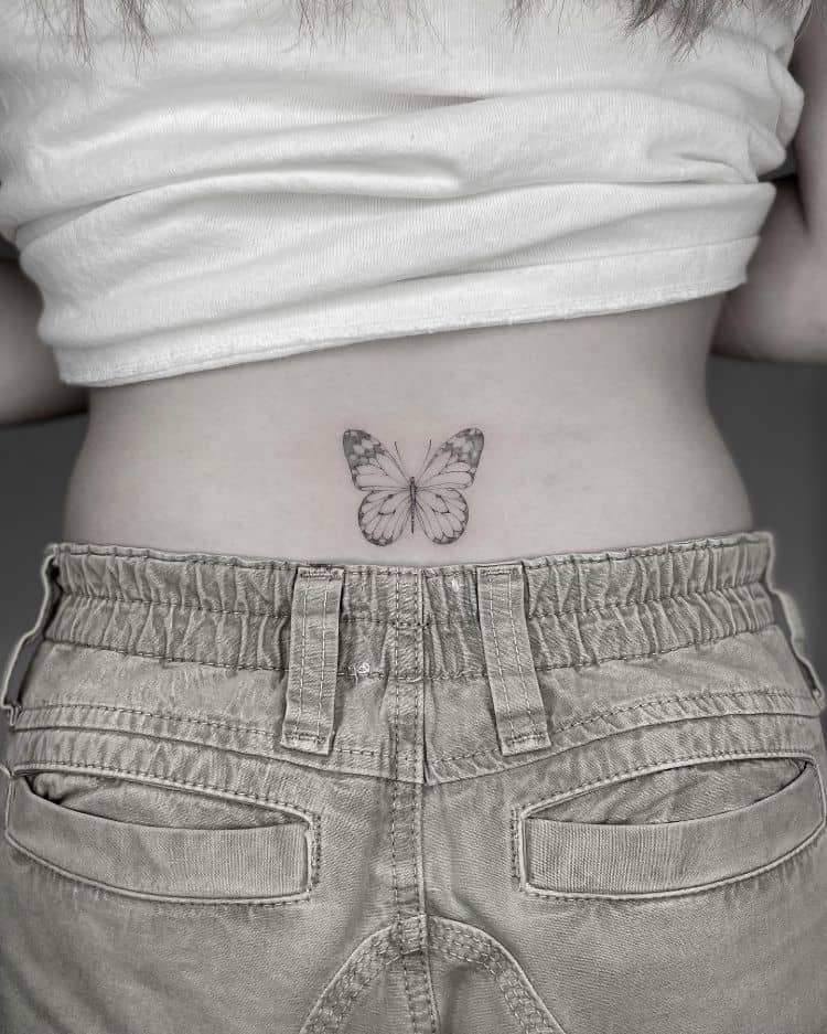 Tattoo Names On Lower Back