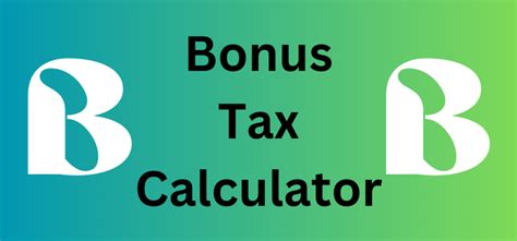 Tax On Bonus Calculator: Know Your Takehome Pay Tax On Bonus Calculator: Know Your Takehome Pay