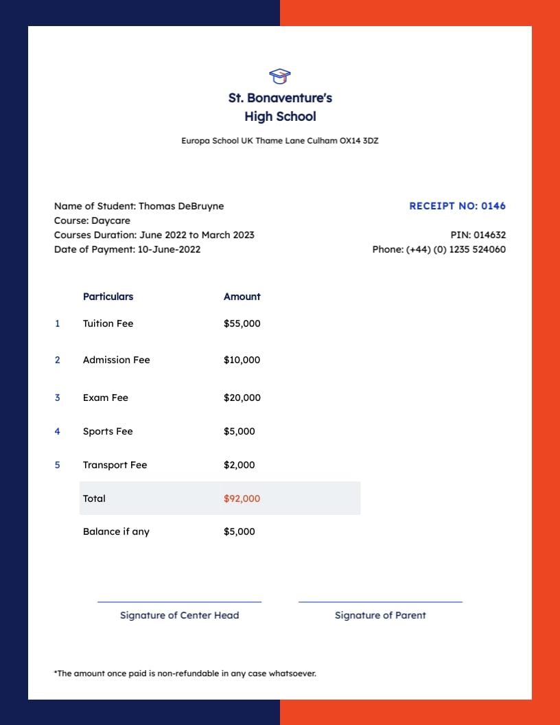 Tuition Fees Tuition Fees