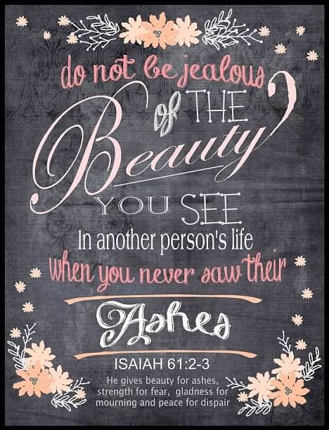 Verse About Beauty From Ashes