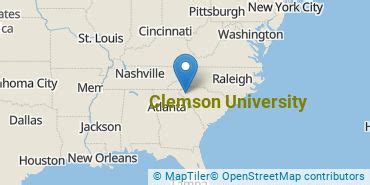What Is Clemson University Location On Map? Find It