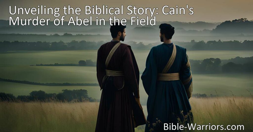 What Was Cain's Ofrenda? A Biblical Insight