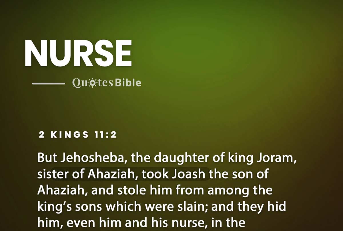 When To Turn To Faith? Nurse Bible Quotes For Comfort